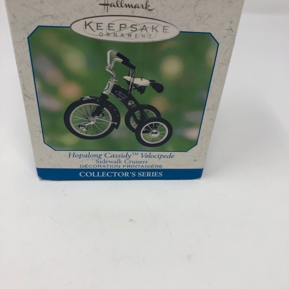 𝅺HOPALONG CASSIDY VELOCIPEDE Sidewalk Cruiser Ornam
